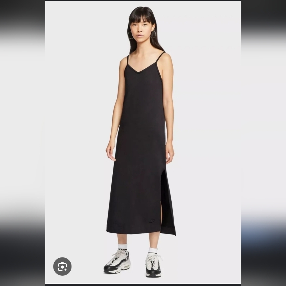 Brand New Nike Sportswear black maxi dress S